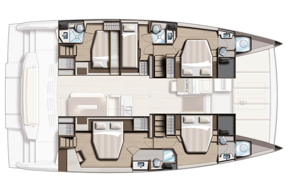 Layout for SEVEN STARS BVI, a 2022 Bali 4.8