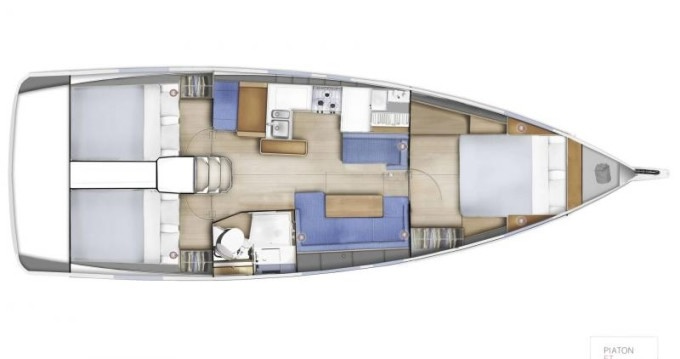 Layout for TOLA SUNRISE, a 2020 Sun Odyssey 410