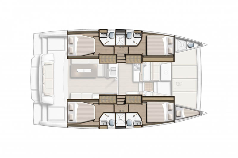 Layout for SWEET ESCAPE BVI, a 2023 Bali 4.2