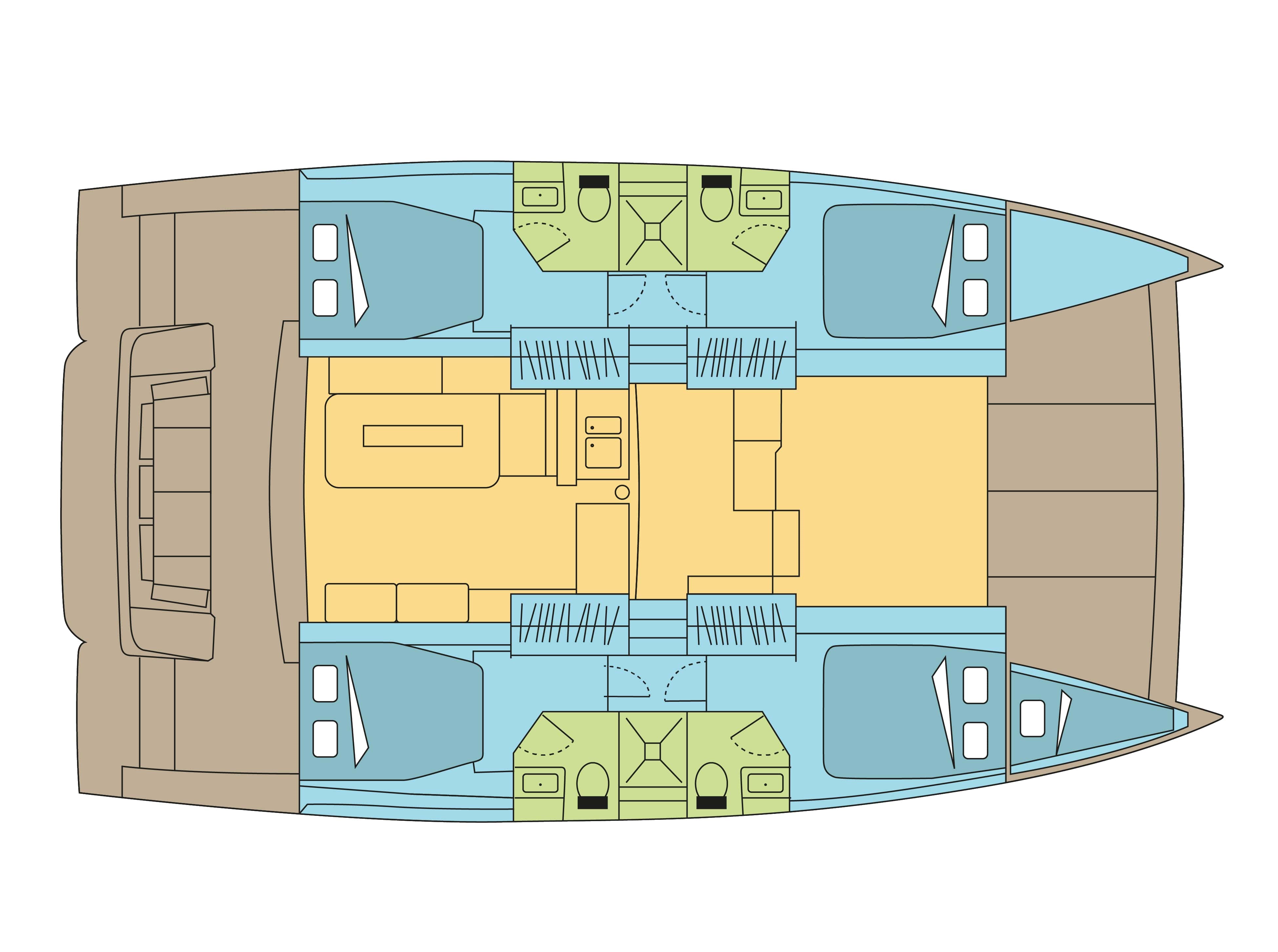 Layout for LE GRAND BLEU, a 2021 Bali 4.2
