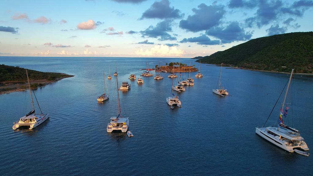 Looking towards Saba Rock in North Sound