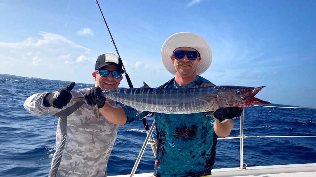 Wahoo que pescamos con un señuelo de buceo en las Exumas