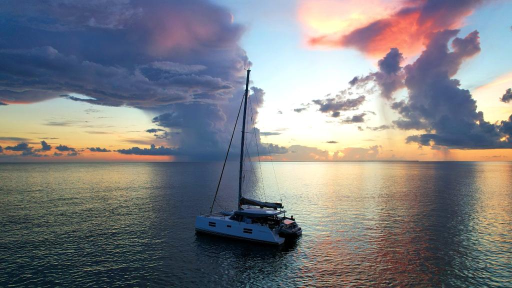 Great sunset over the Marquesas Keys as we anchored at Boca Grande