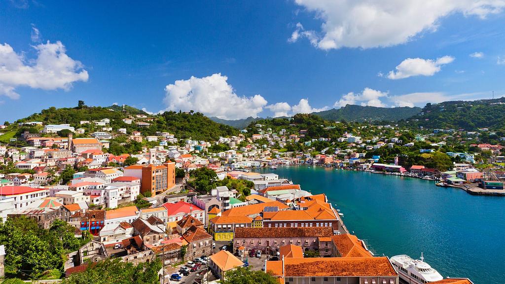 The beautiful St. Georges, Grenada