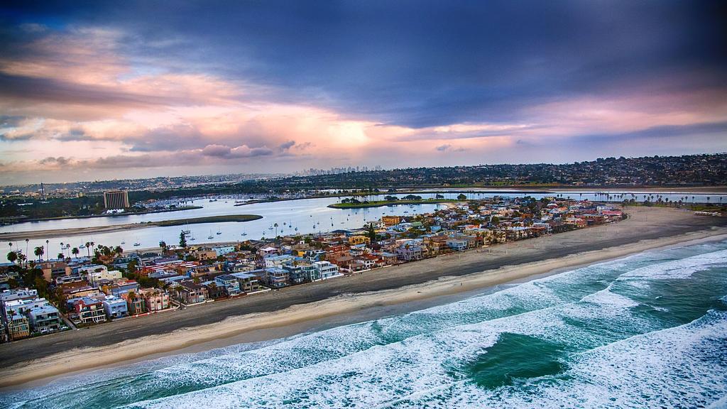 Mission Beach and the Mariners Basin