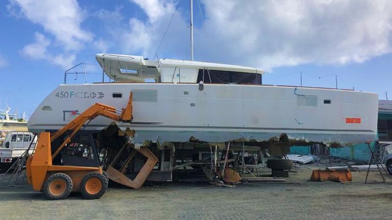 Las consecuencias de este Lagoon 450 que chocó el arrecife en 2021