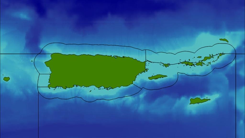NOAA marine forecast zones for the Virgin Islands and Puerto Rico