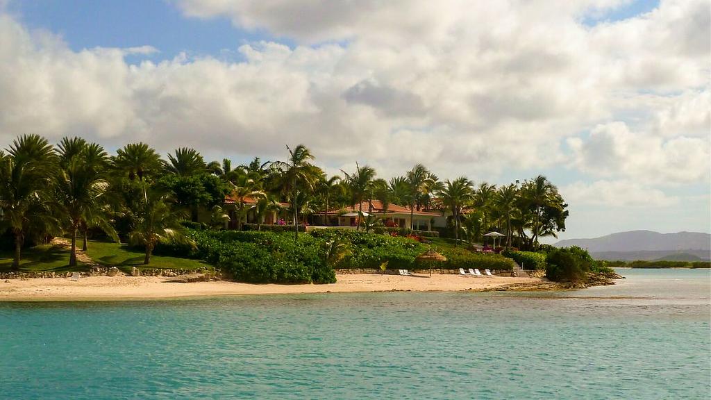 The high-end resort of Jumby Bay