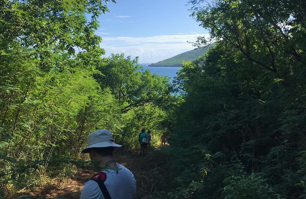 Hiking in near Playa Flamenco
