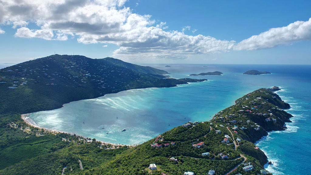 The spectacular bight that makes up Magens Bay