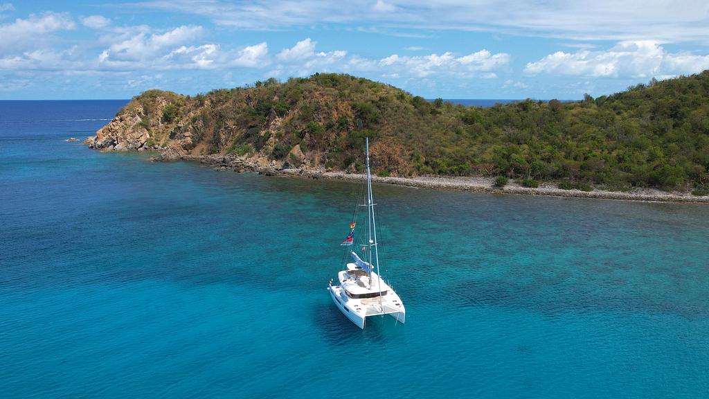 Good view of the proximity to the reef