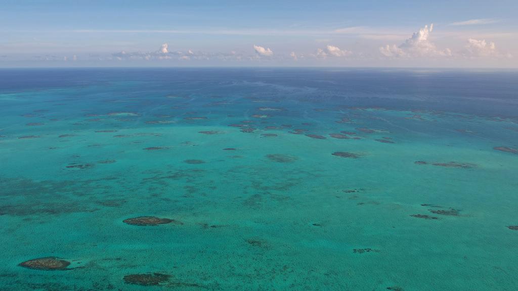A view of the Horseshoe Reef off the coast of Anegada