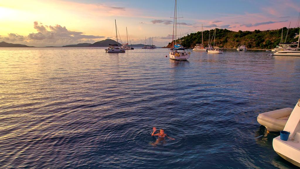 Swimming at Manchioneel Bay