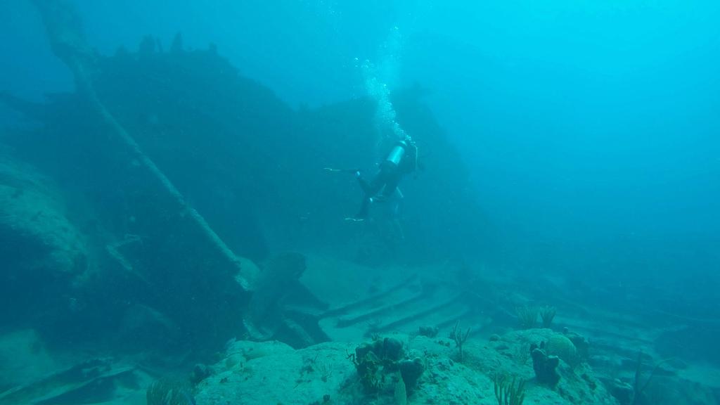 Diving the wreck of the RMS Rhone