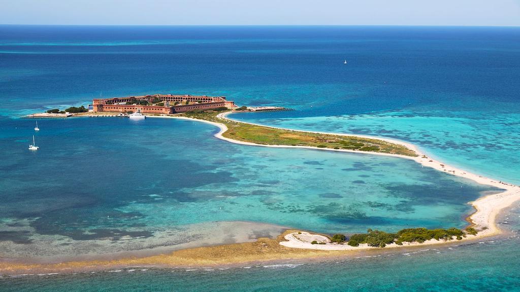 Garden Key and Fort Jefferson at the Dry Tortugas National Park
