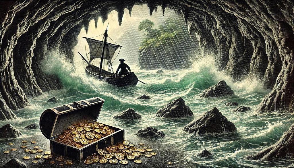 Lost treasure was discovered by a local fisherman in the Caves