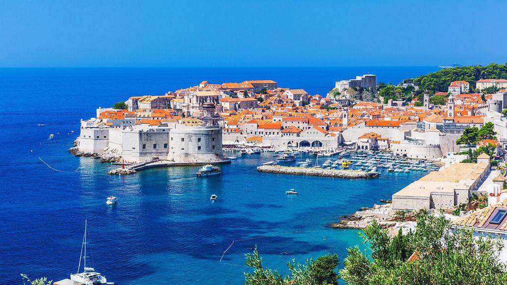 The historic town of Dubrovnik, Croatia