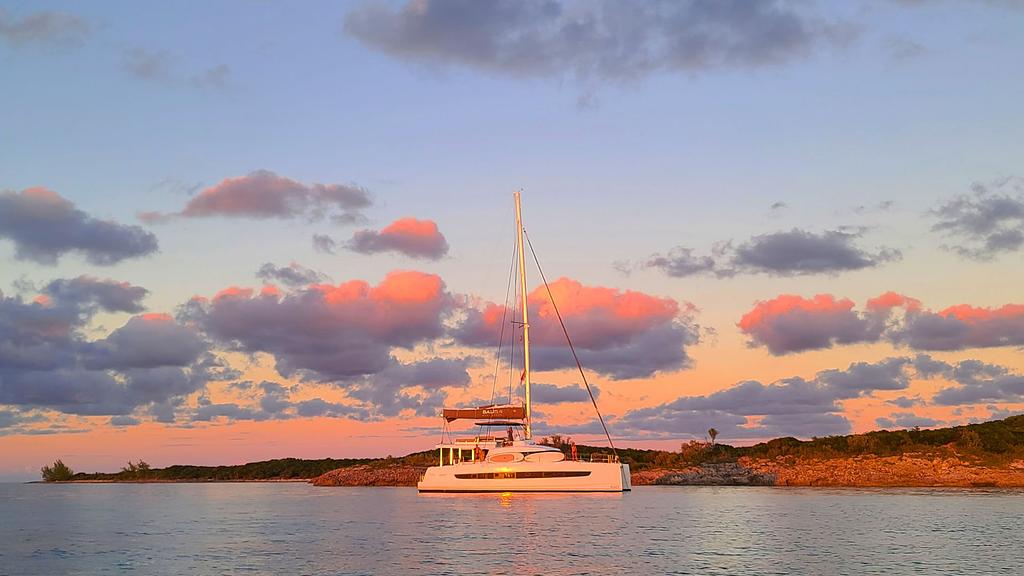 Sunsets in the Exumas are hard to beat