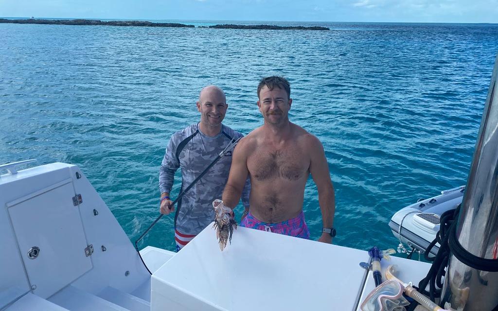 Lionfish we speared at Fowl Cay
