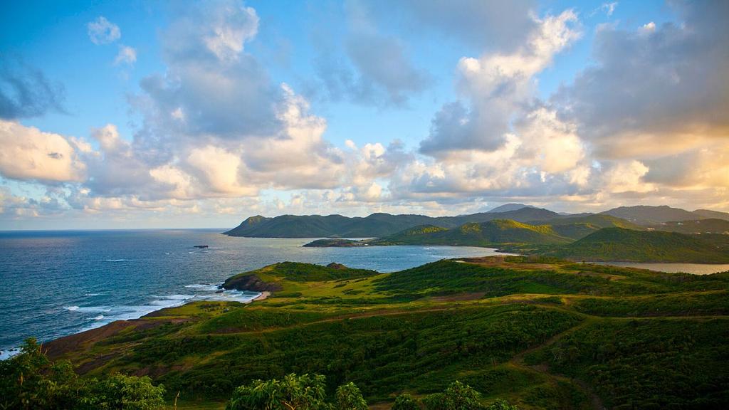 Northern coast of St Lucia