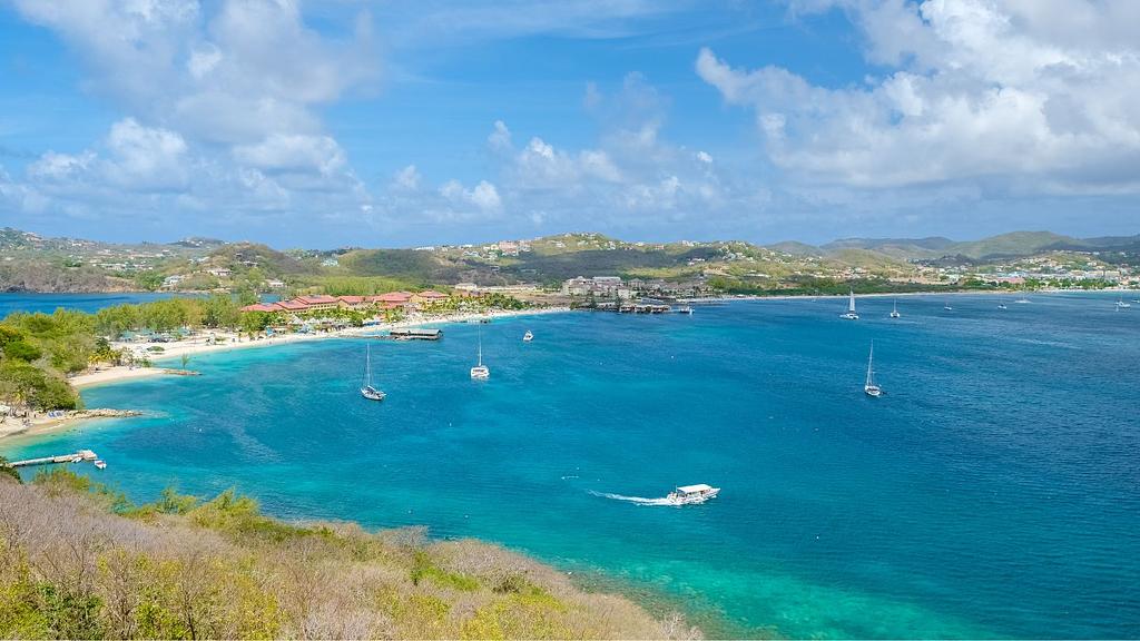 Pigeon Island Aerial View