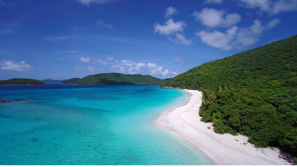 Aerial view of Cinnamon Bay