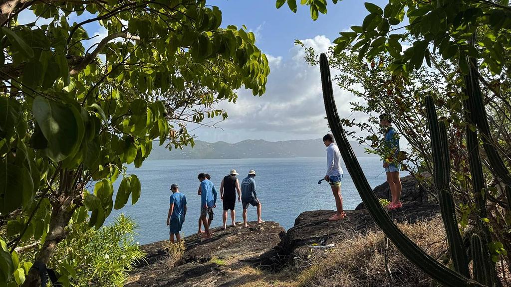 Yacht Awatea guests exploring during the recent summer off season