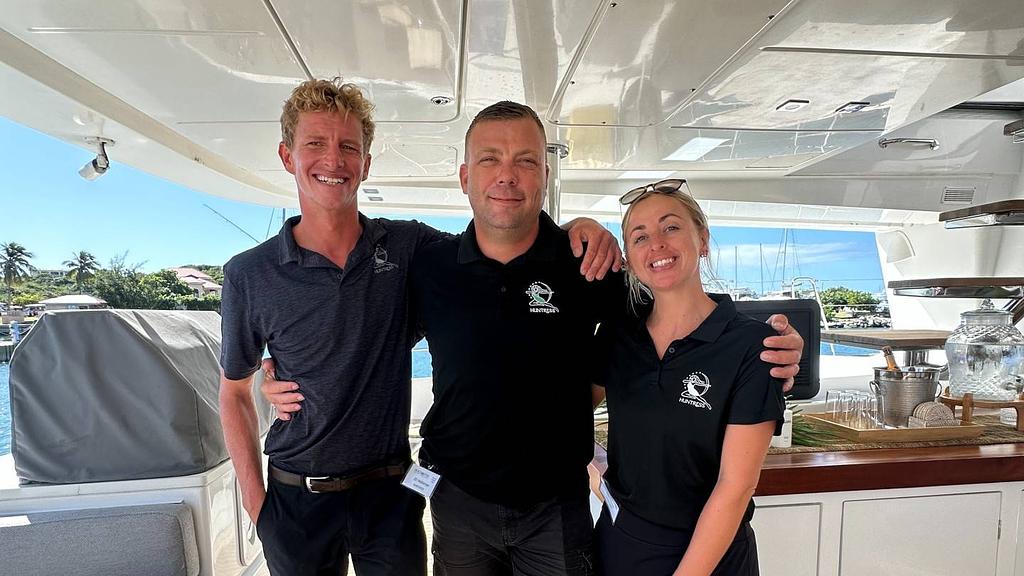 The fantastic S. African crew of Huntress