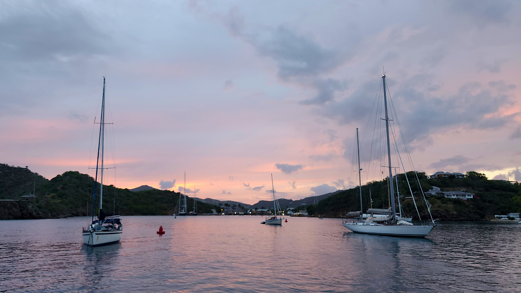 Looking back towards Nelson's Dockyard