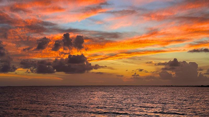Epic Barbuda sunset