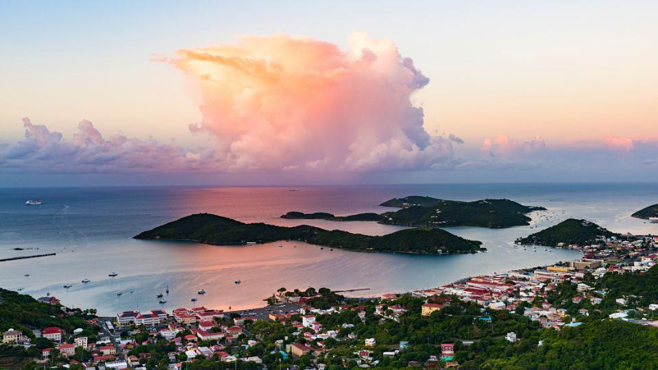 Charlotte Amalie, where you'll pick up the ferry to Road Town, BVI
