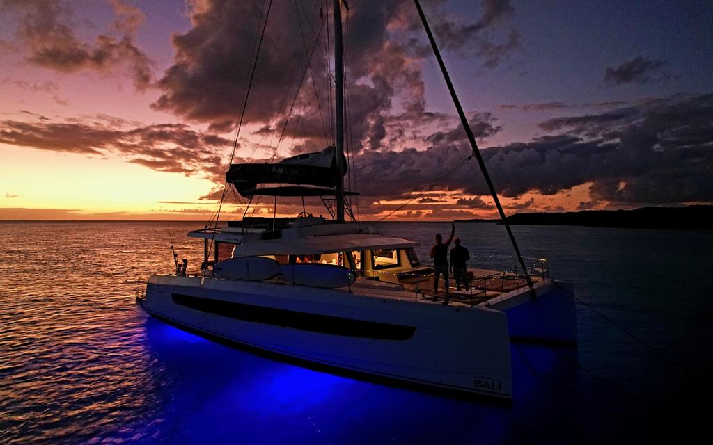 At yet another secluded Exumas anchroage - this one outside the Compass Cay Marina