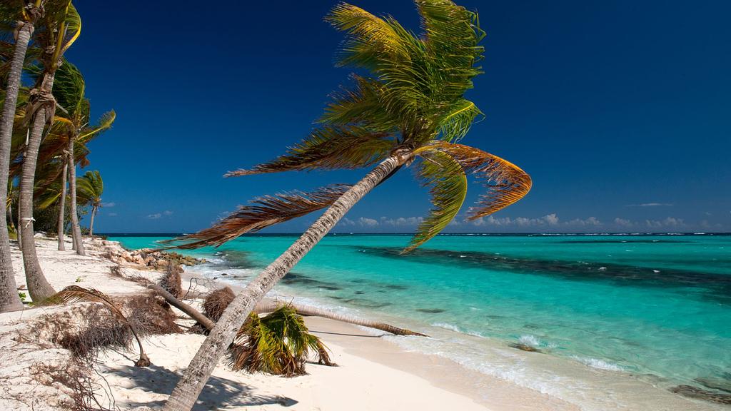 Un paisaje típico de los cayos exteriores que conforman Anguilla