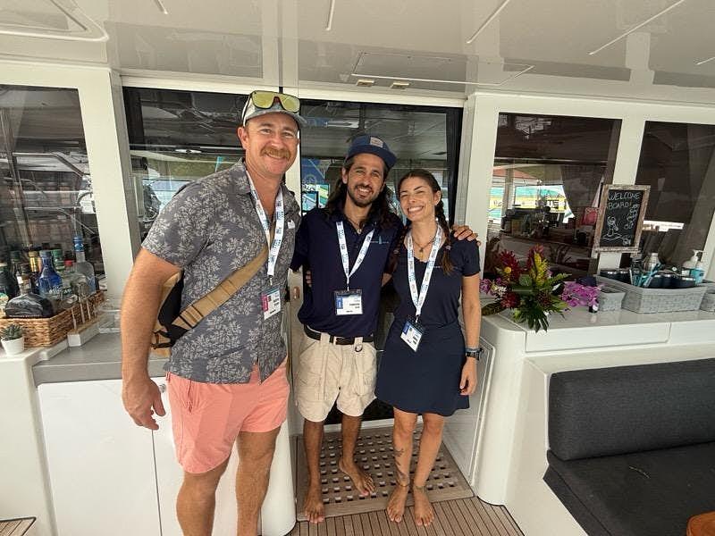 Meeting the crew of Liquid Zen, a fun couple from Argentina