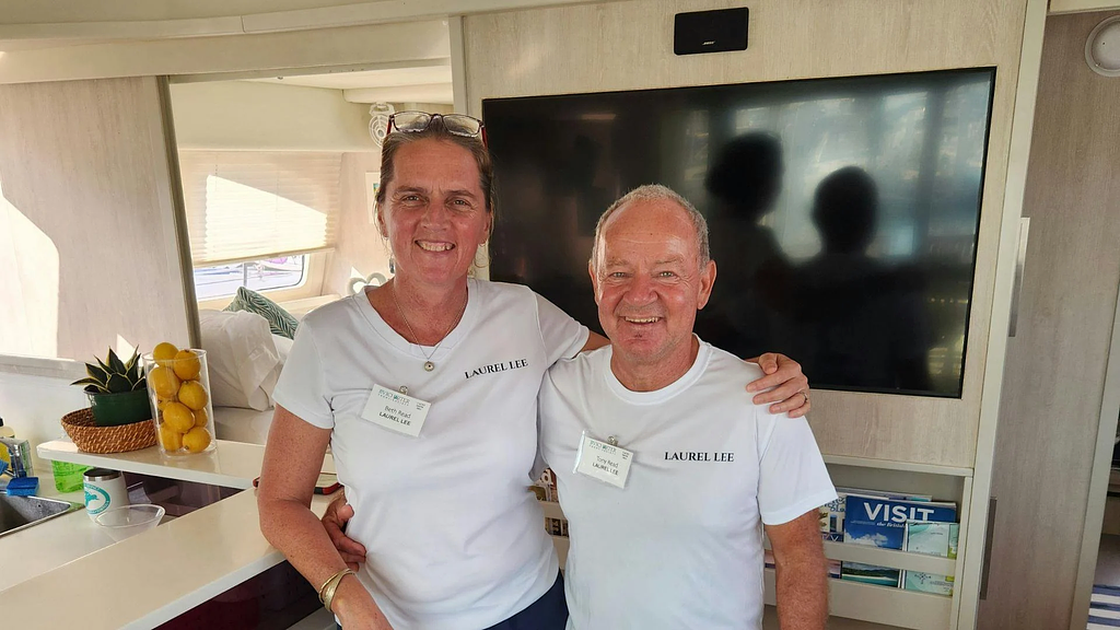 Big shoutout to Beth from the crew of Laurel Lee who's been a long-time Yacht Warriors reader