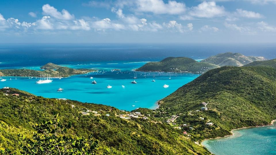 North Sound in Virgin Gorda, BVI