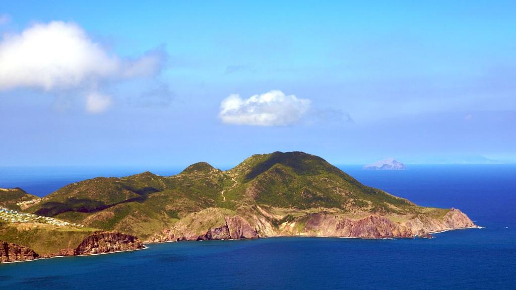 Montserrat with Redonda in the background