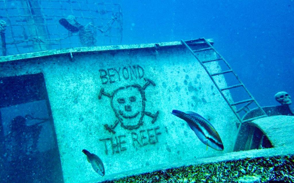 El legendario Willy T, ahora un arrecife artificial en Key Bay | Fuente: Beyond the Reef