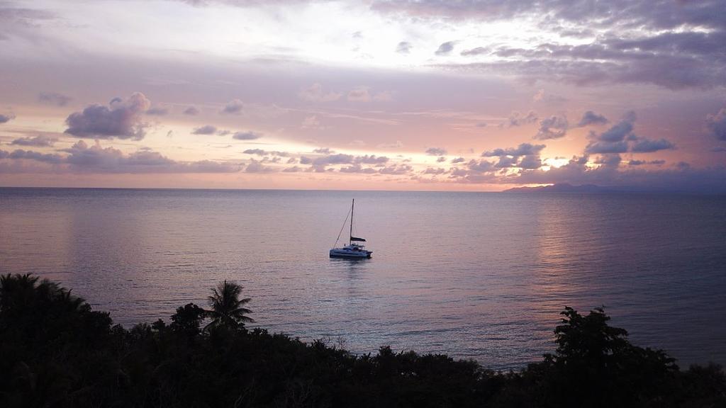 Atardecer en Green Beach en Vieques