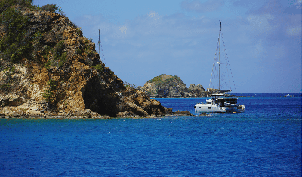 Norman Island: home to The Caves, The Indians, and the Willy T.